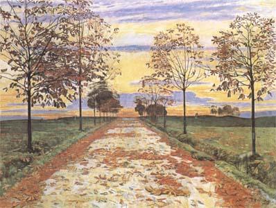 Autumn Evening (mk09), Ferdinand Hodler